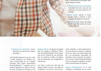 Artículo publicado en la Revista IMQ, «Vivir Sano»: Diferentes tipos de apego